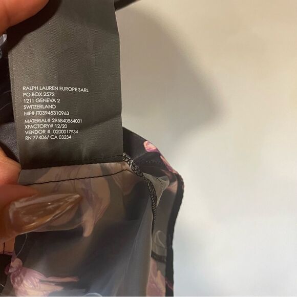 Revolve Club Monaco Ruched Front Woven Floral Print Top - Picture 11 of 11